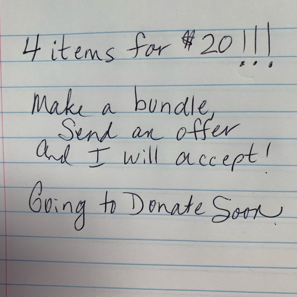 💕 4/$20 Closet Clear out!!!